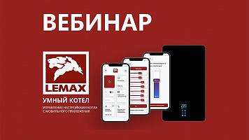 Вебинар «Электрокотлы LEMAX серии PROPLUS»